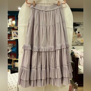Ulla Johnson Purple Layla Skirt